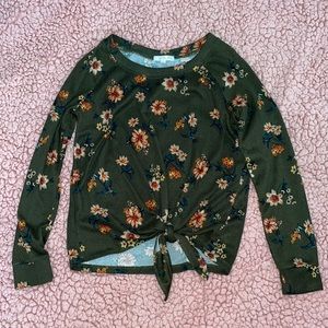Floral Long-sleeve top